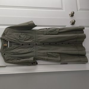 Anthropologie Vintage Maeve Army Style Dress